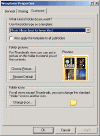 Windows Explorer Folder Properties Customize tab